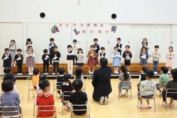 【NEWS LETTER №281】聖学院幼稚園 ー祝・創立109周年記念礼拝を守りましたー