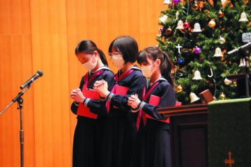 【NEWS LETTER №285】「クリスマスツリー点火式」幼稚園×小学校×男女中高